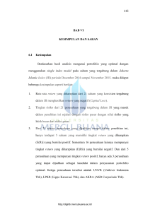 115 BAB VI KESIMPULAN DAN SARAN 6.1 Kesimpulan