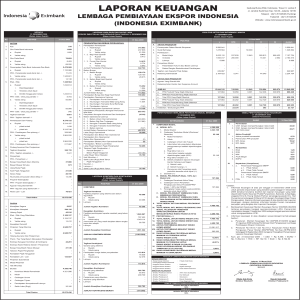 laporan keuangan - Indonesia Eximbank