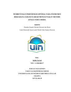 pembentukan portofolio optimal pada instrumen