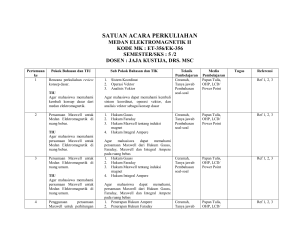 satuan acara perkuliahan