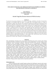 BAB I - E-Journal STIESIA Surabaya