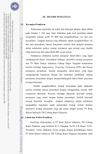 III. METODE PENELITIAN 3.1. Kerangka Pemikiran