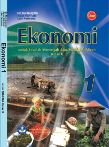 Buku Kelas X SMA Ekonomi 1 – Sri Nur Mulyati