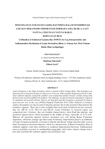 pemanfaatan enhanced gamma-ray inpefa dalam interpretasi log