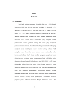 BAB V PENUTUP A. Kesimpulan Dari hasil analisis data dapat