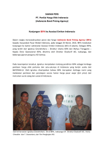 SIARAN PERS PT. Penilai Harga Efek Indonesia