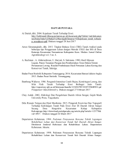 DAFTAR PUSTAKA Ai Dariah, dkk. 2004. Kepekaan Tanah