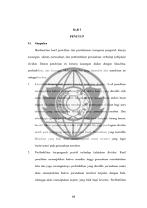 BAB 5 PENUTUP 5.1 Simpulan Berdasarkan hasil penelitian dan