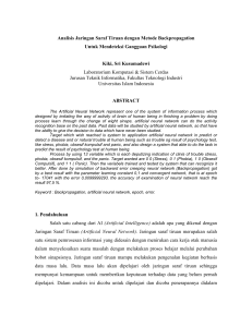 Analisis Jaringan Saraf Tiruan dengan Metode Backpropagation