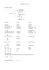 alkohol ( r-oh ) - ajmainchemistry