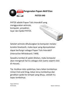 Pengenalan Papan Aktif Etos (PATOS)