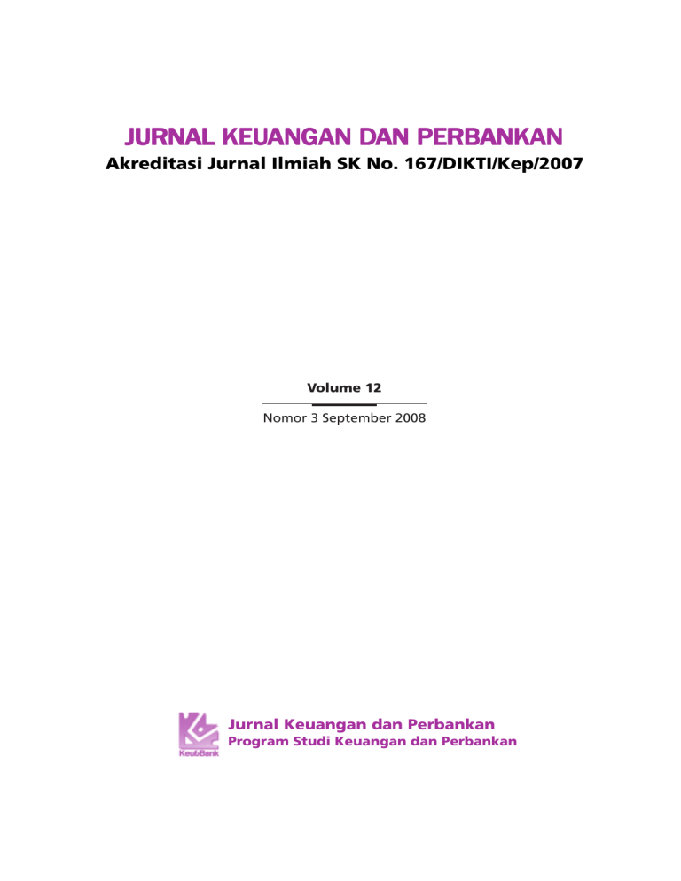 PDF September 2008 - Jurnal Keuangan dan Perbankan (JKP)