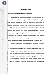 Keefektivan Komunikasi dalam Upaya Peningkatan