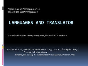 Languages and Translator