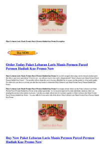 Order Today Paket Lebaran Laris Manis Permen Parcel Permen