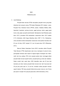 1 BAB I PENDAHULUAN A. Latar Belakang Penyakit