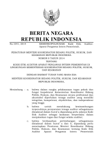 BERITA NEGARA REPUBLIK INDONESIA