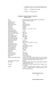 LAMPIRAN KEPUTUSAN MENTERI PERTANIAN