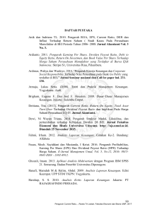 99 DAFTAR PUSTAKA Anik dan Indriana TL. 2010. Pengaruh ROA