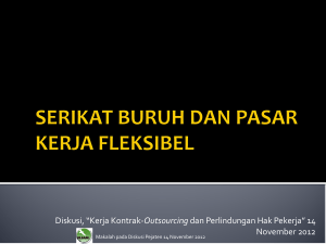 Serikat buruh dan pasar kerja fleksibel