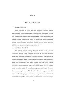 BAB II TINJAUAN PUSTAKA