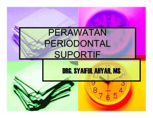 perawatan periodontal suportif