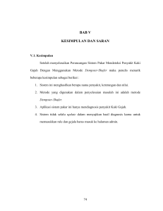 bab v kesimpulan dan saran