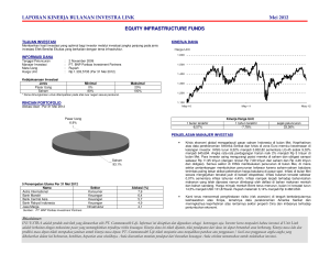 LAPORAN KINERJA BULANAN INVESTRA LINK Mei 2012 EQUITY