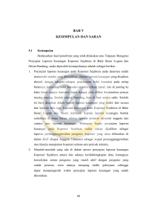 bab v kesimpulan dan saran