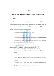 12 BAB II KAJIAN PUSTAKA, RERANGKA PEMIKIRAN DAN