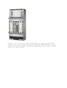Coriant`s hiT 7100 optical switch menawarkan alat manajemen yang