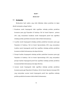 BAB V PENUTUP 5.1 Kesimpulan Berdasarkan hasil analisa yang