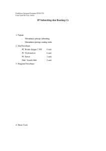 IP Subnetting dan Routing (1)