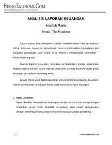 analisis laporan keuangan