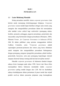 1.1 Latar Belakang Masalah