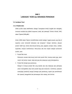 7 BAB 2 LANDASAN TEORI dan KERANGKA PEMIKIRAN