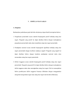 77 V. SIMPULAN DAN SARAN A. Simpulan Berdasarkan