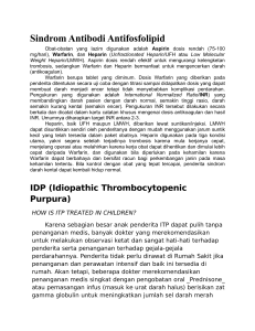 Sindrom Antibodi Antifosfolipid