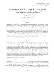 REINTERPRETASI MAKNA AL-ISLĀM DALAM - e