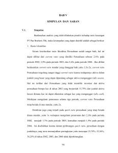 BAB V SIMPULAN DAN SARAN