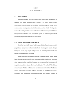 32 BAB IV HASIL PENELITIAN 4.1 Objek Penelitian Pada penelitian