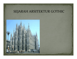 sejarah arsitektur gothic