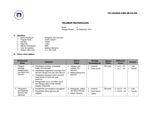 SILABUS MATAKULIAH
