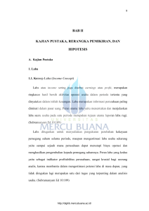 BAB II KAJIAN PUSTAKA, RERANGKA PEMIKIRAN, DAN HIPOTESIS