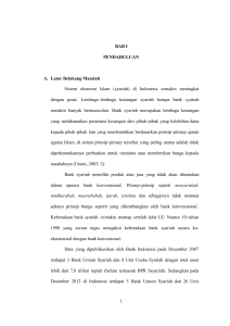 1 BAB I PENDAHULUAN A. Latar Belakang Masalah Sistem
