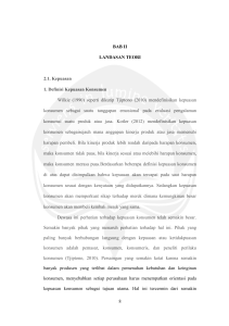 8 BAB II LANDASAN TEORI 2.1. Kepuasan 1. Definisi Kepuasan