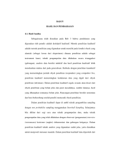 89 BAB IV HASIL DAN PEMBAHASAN 4.1. Hasil Analisa