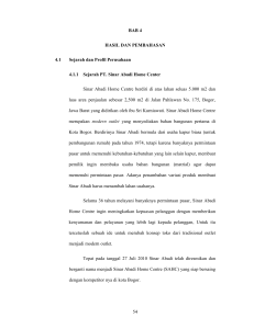 54 BAB 4 HASIL DAN PEMBAHASAN 4.1 Sejarah dan Profil