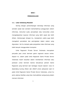 1 BAB I PENDAHULUAN 1.1. Latar belakang Masalah Seiring