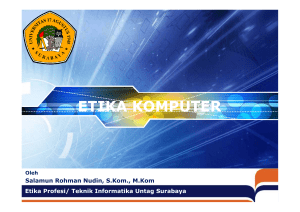 etika komputer - WordPress.com